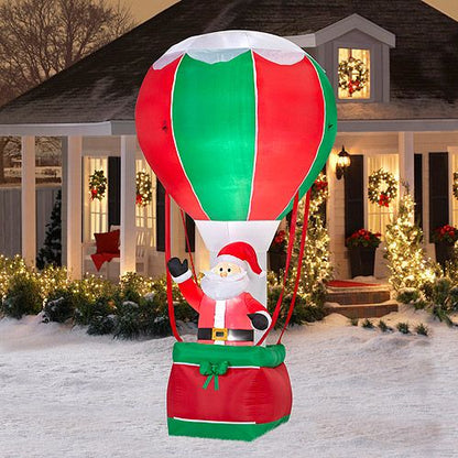 Inflatable Santa Hot Air Balloon Decoration