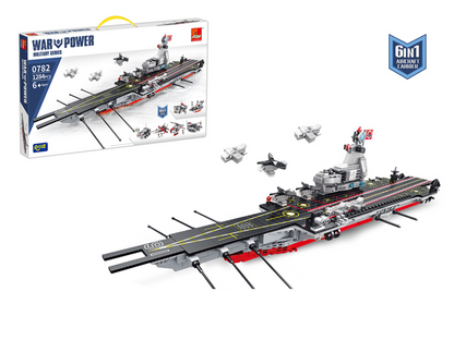 War Power Aircraft Carrier Building Set