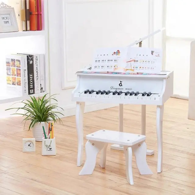 Realistic Wooden Piano