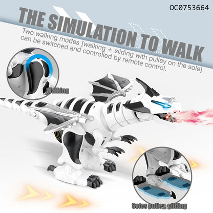 Smart Robot Dragon With Smoke & Lights