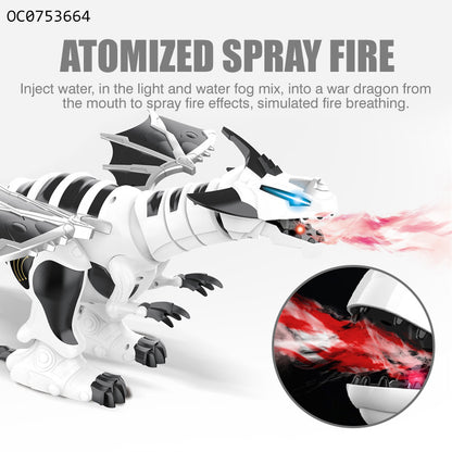 Smart Robot Dragon With Smoke & Lights