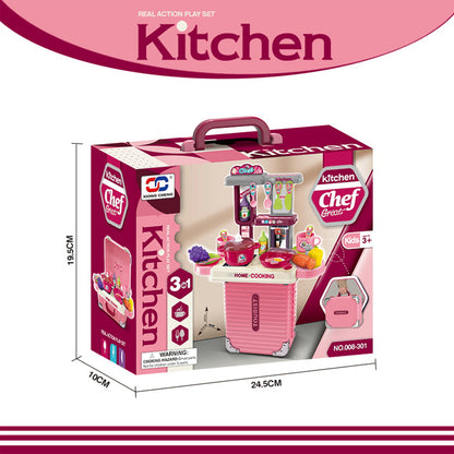 Kids Role Play Little Chef Cooking Kitchen Toy