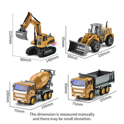 5 function remote control construction toys