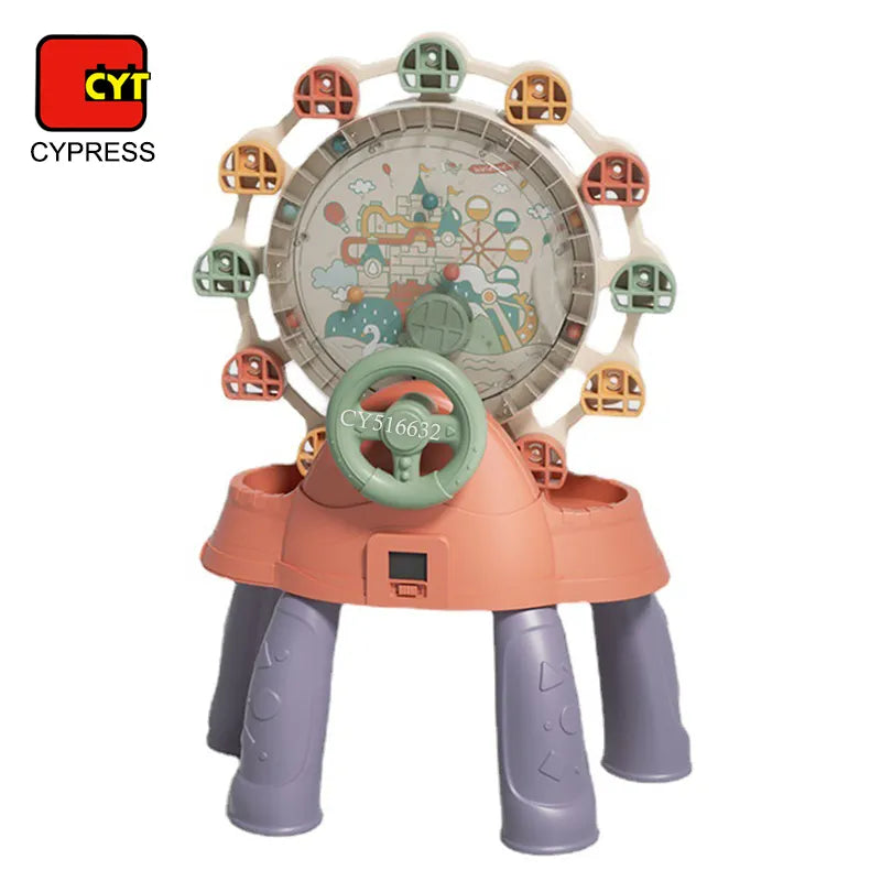 Educational Toys For Kids Ferris Wheel Ball Catcher Logical Thinking Game With Music Light Attractive Coordination Toys