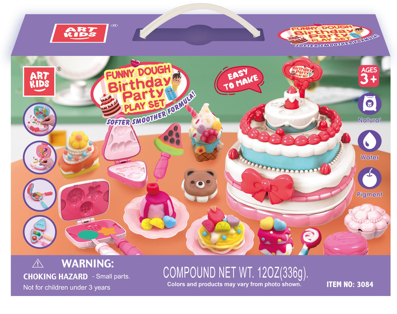 Funny Dough Birthday Party Playset
