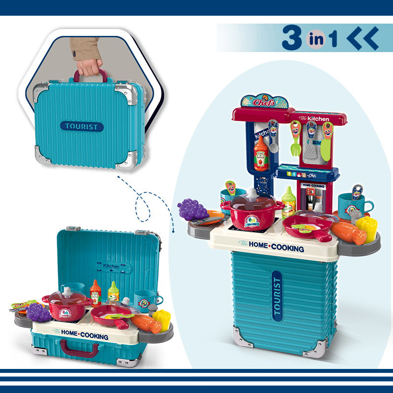 Kids Role Play Little Chef Cooking Kitchen Toy