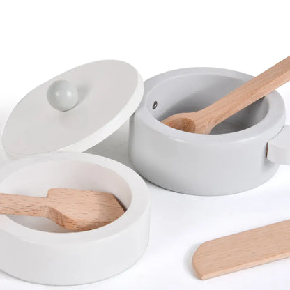 wooden full kitchen set