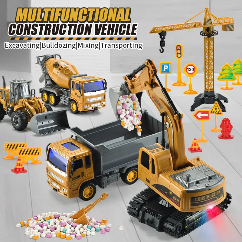 5 function remote control construction toys