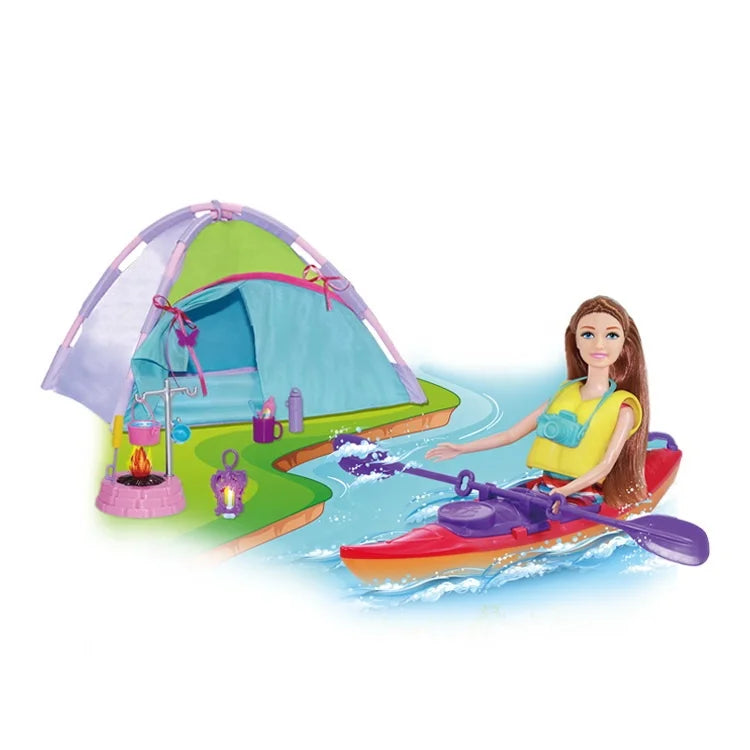 camping doll set