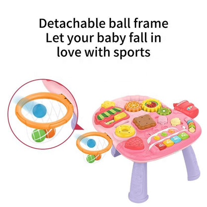 2-in-1 Walker & Active Table – Pink