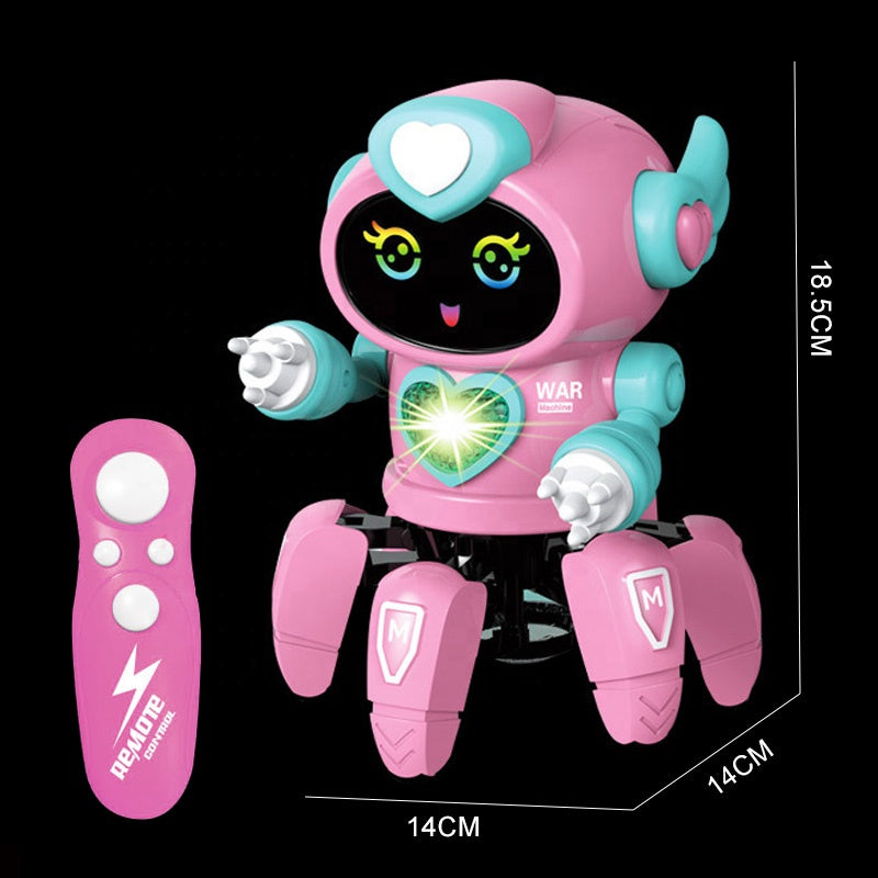 Dancing Robot Toy Remote Control Mini Robot for Kids