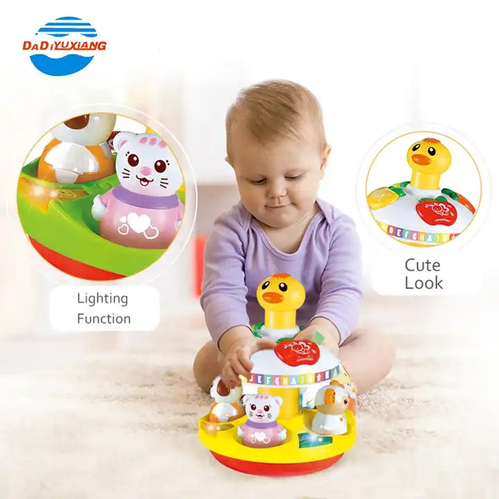 Abero Rotating Baby Toys Fairyland Rattle Ball With Music