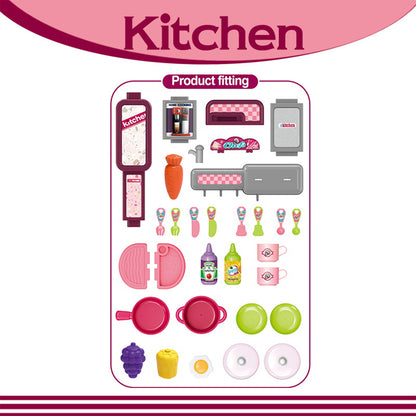 Kids Role Play Little Chef Cooking Kitchen Toy