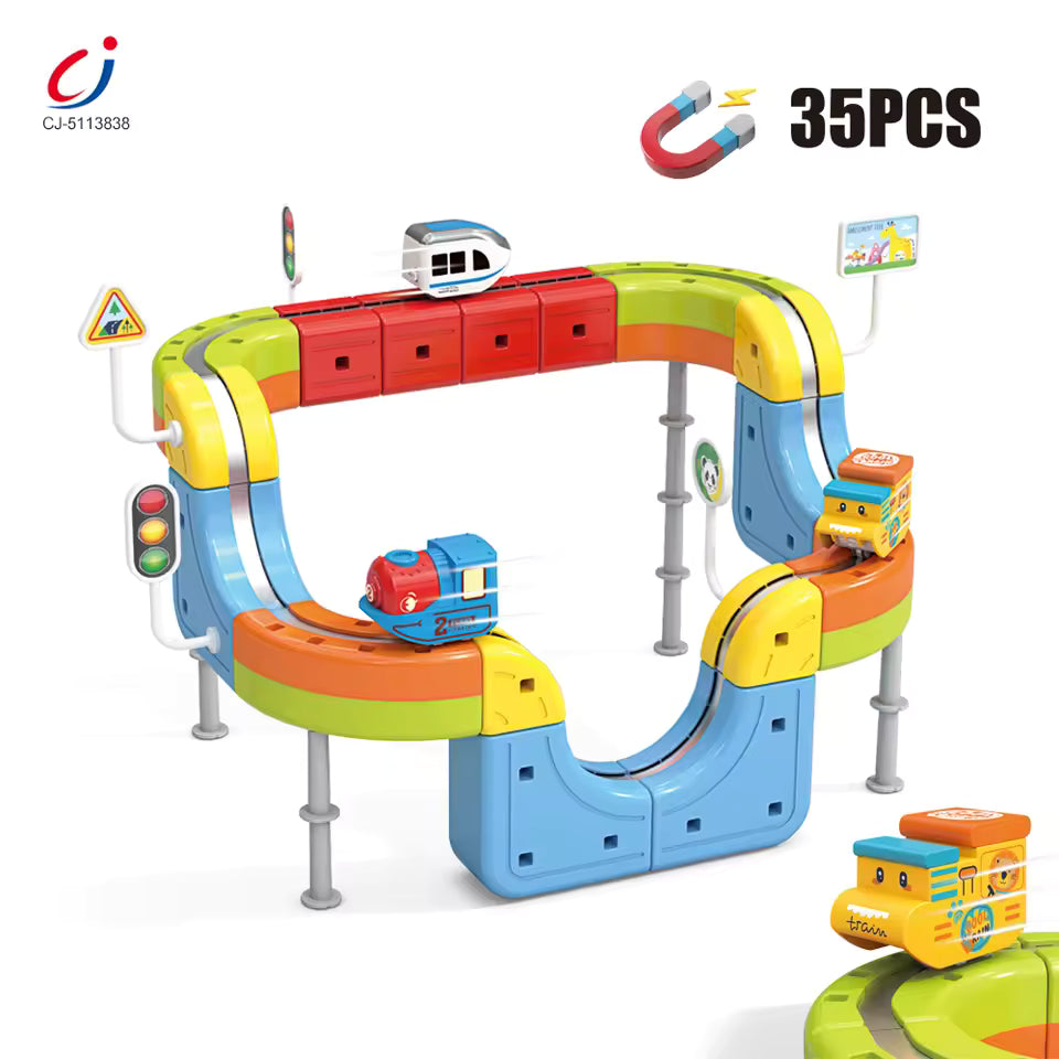 Magnetic Railcar Clickrail electric train