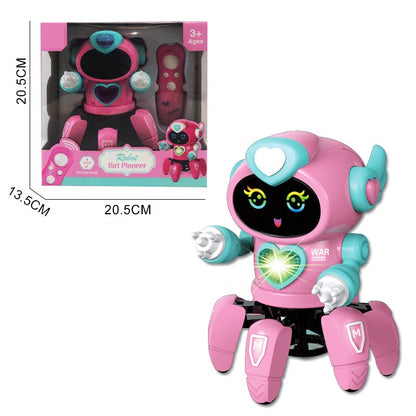 Dancing Robot Toy Remote Control Mini Robot for Kids