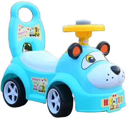 Ride On Cartoon Dog Car With Music & Light