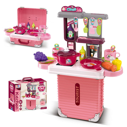 Kids Role Play Little Chef Cooking Kitchen Toy