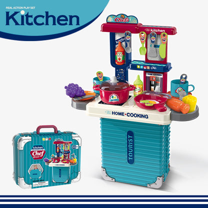 Kids Role Play Little Chef Cooking Kitchen Toy