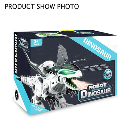 rc smart robot dinousaur with sound light dragon rc toy