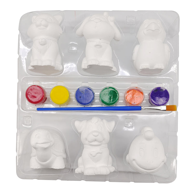 Plaster Animal Paint & Display Set