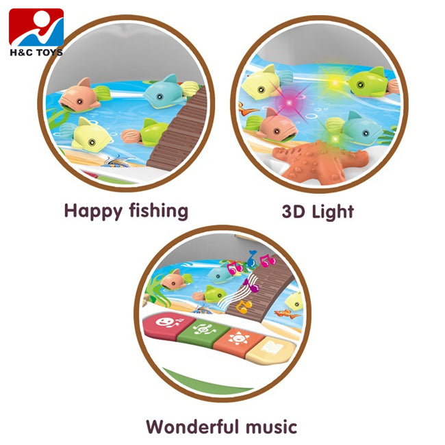 electric fishing game toy