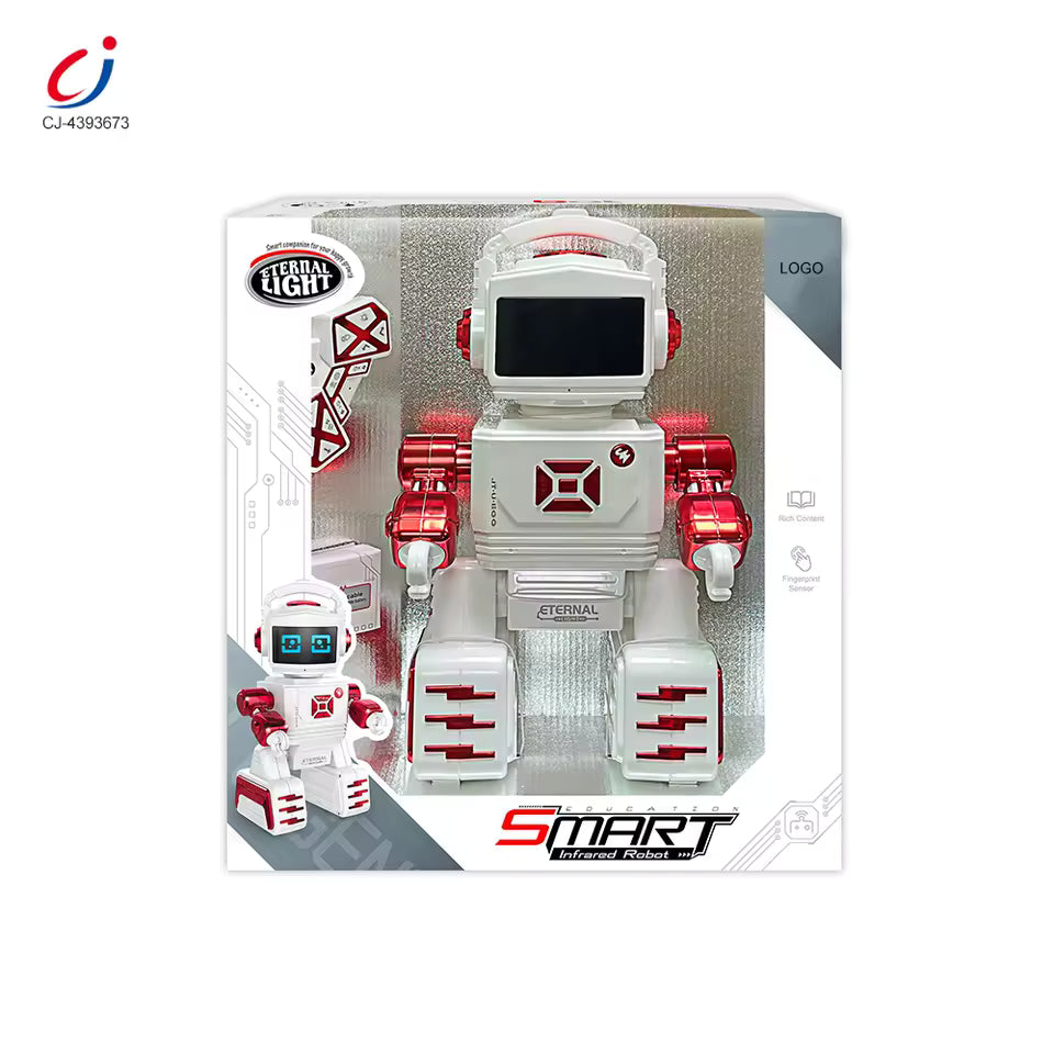 Toy Robots Technology Intelligent Light Fingerprint Sensing Dancing Dialogue Robotic Multifunctional Rc Robot Toy