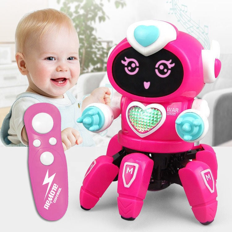 Dancing Robot Toy Remote Control Mini Robot for Kids