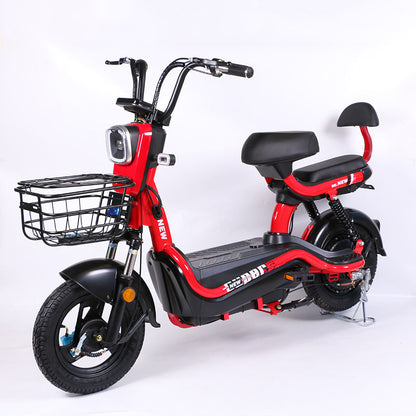 two-seater urban electric moped scooter