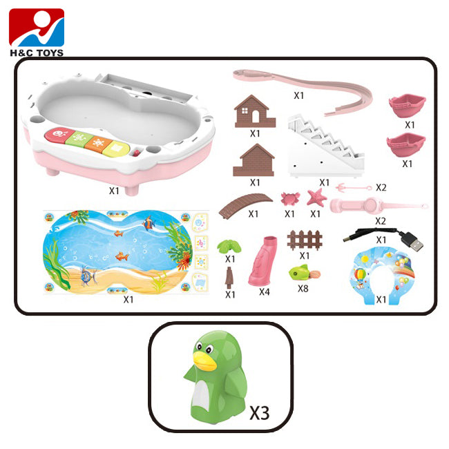 electric fishing game toy