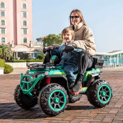 Electric Car with 4-Wheel Drive Motors 12V