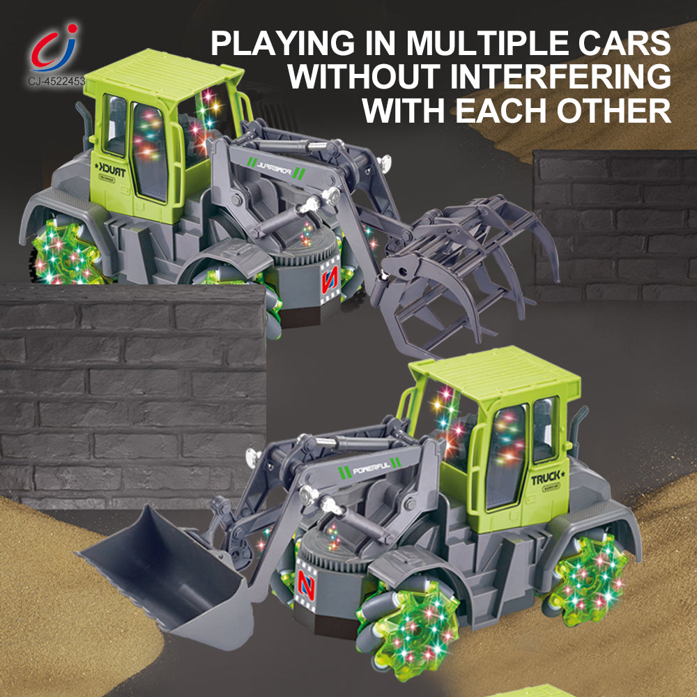 remote control bulldozer with lights and sounds