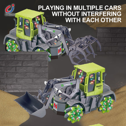 remote control bulldozer with lights and sounds