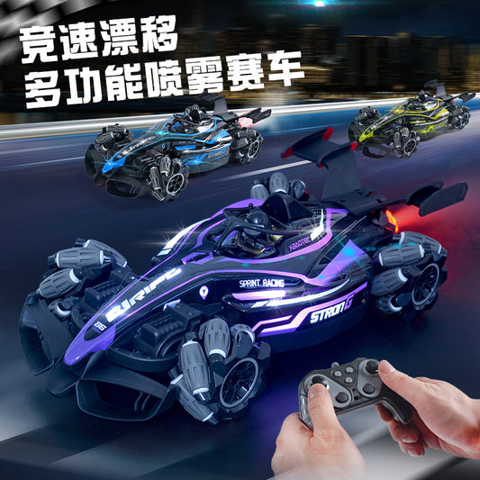 Remote Control Spray Smoke equation Stunt Car With Light Music 13 inch