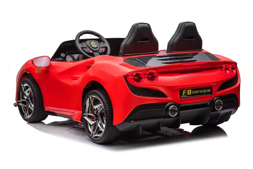 Ferrari Battery Car  Big Two Seater Powerful Battery Drive Sport Ride on Cars for 10 Years Old Huge Kids 24V