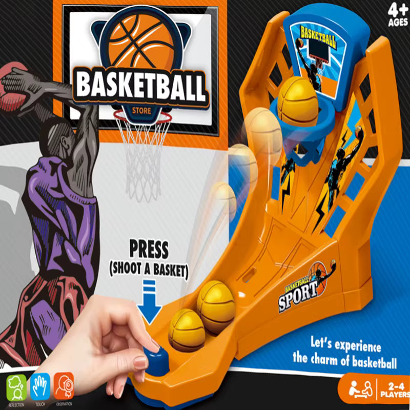 Indoor Sport Basketball Shooting Machine Toy Table Game Funny Kids Desktop Basketball Shooting Toy Board Game