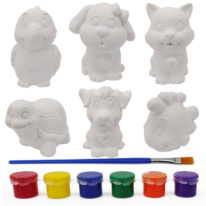 Plaster Animal Paint & Display Set