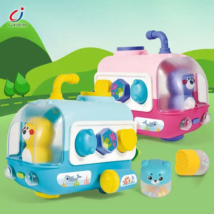 Plug-in toy baby toys from 6 months, submarine baby music toy