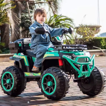 Electric Car with 4-Wheel Drive Motors 12V