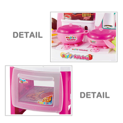 Pink Kitchen Playset with Accessories