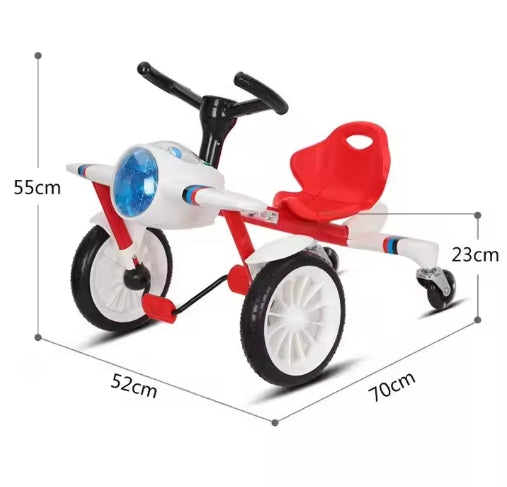 Indoor/Outdoor Toy Car with Pedal Baby Ride-on Drifting Car