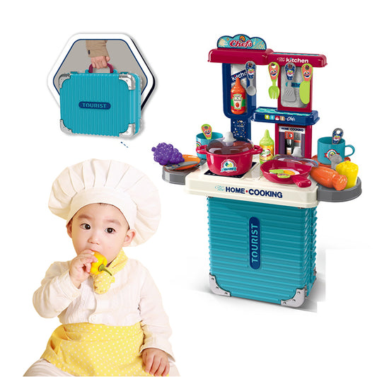 Kids Role Play Little Chef Cooking Kitchen Toy