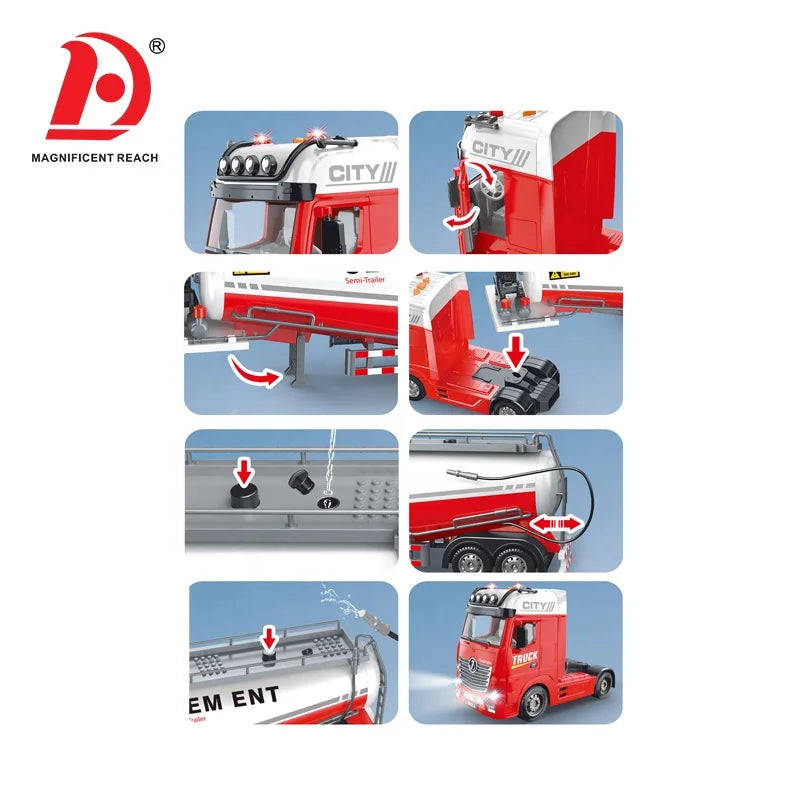 friction cement truck
