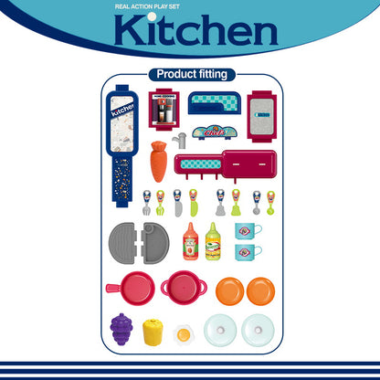 Kids Role Play Little Chef Cooking Kitchen Toy