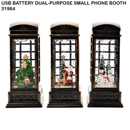 Santa claus phone booth