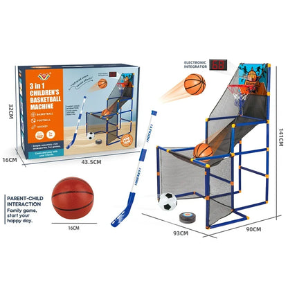 3 in 1 children’s basketball machine