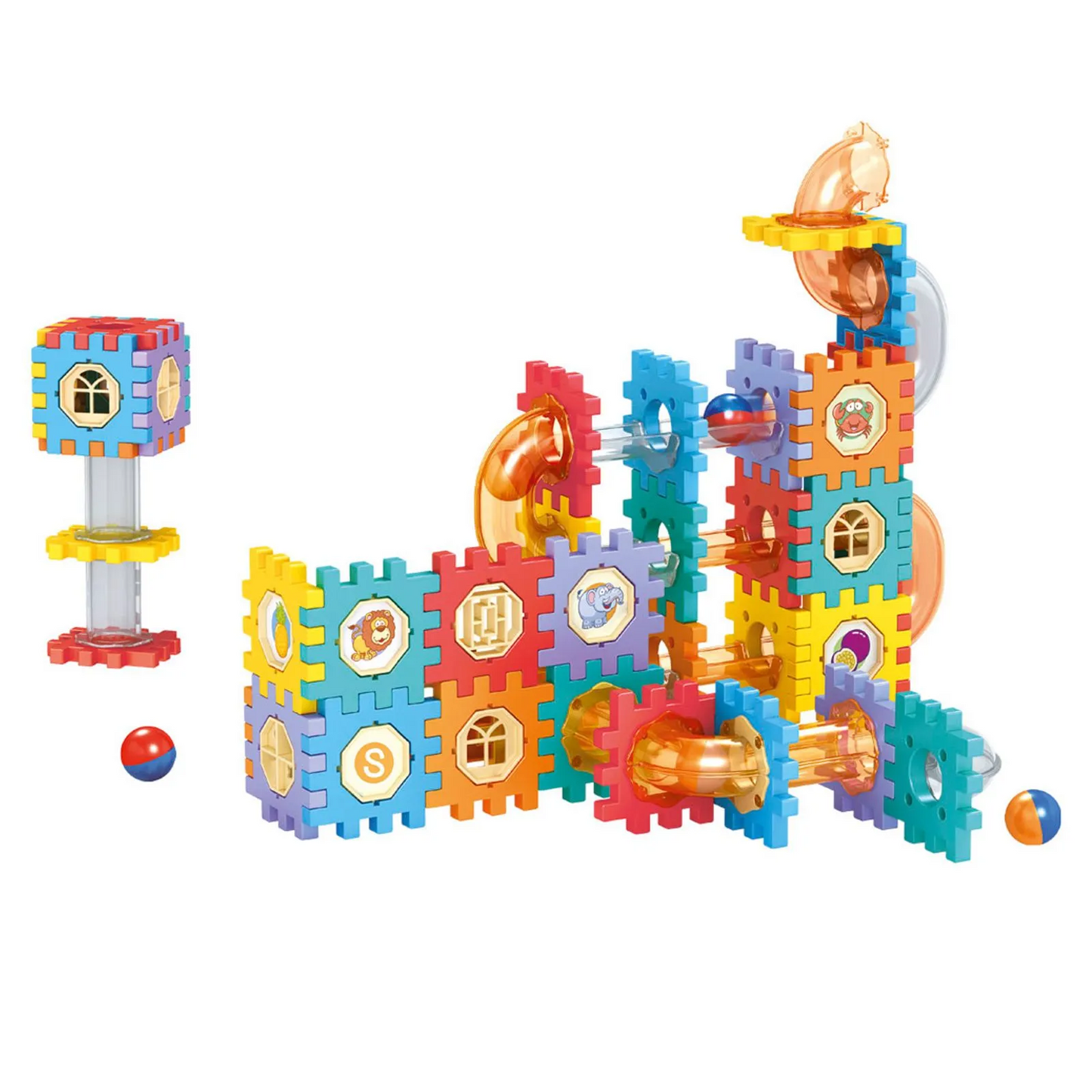 Ball Track Block 98 pcs