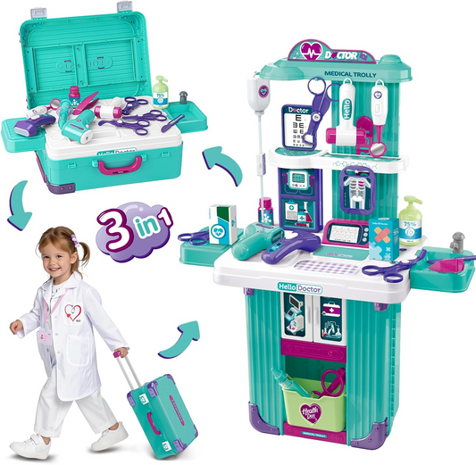 Hello Doctor Medical Trolley Play Set