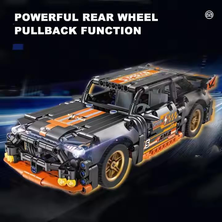 Technic Supercar Building Set – Orange