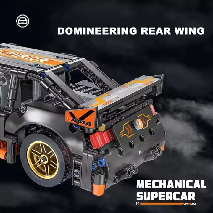 Technic Supercar Building Set – Orange