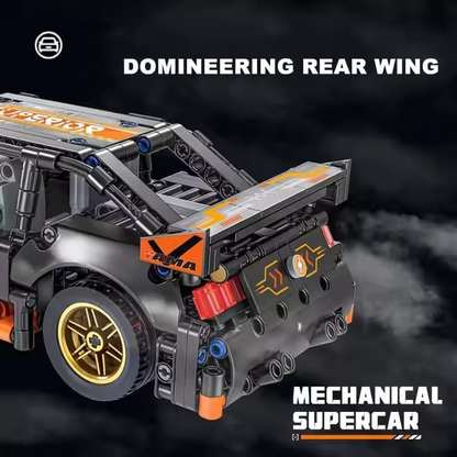 Technic Supercar Building Set – Orange